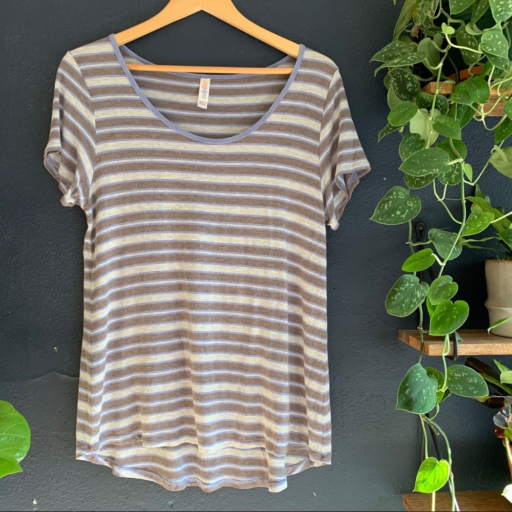 Lula Roe | Soft Striped Tee - Picture 8 of 8